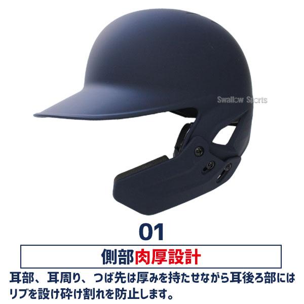 ゼット（ZETT） 野球 スワロー限定 つや消し ヘルメット フェイス