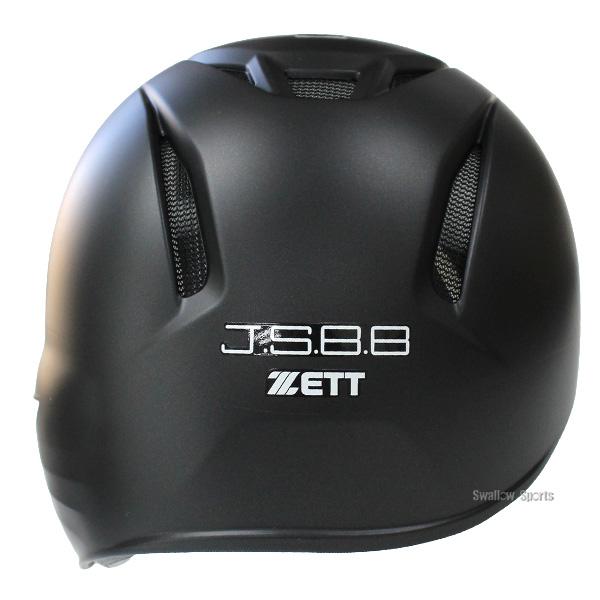 ゼット（ZETT） 野球 ヘルメット つや消し 防具 オーダー 片耳 耳なし