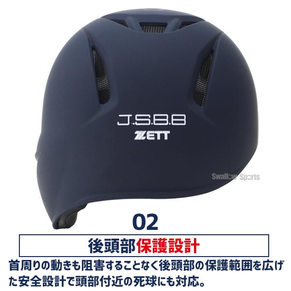 ゼット（ZETT） 野球 スワロー限定 つや消し ヘルメット 片耳 耳なし