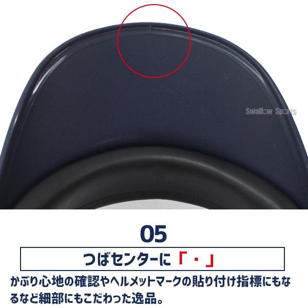 ゼット（ZETT） 野球 スワロー限定 つや消し ヘルメット 片耳 耳なし