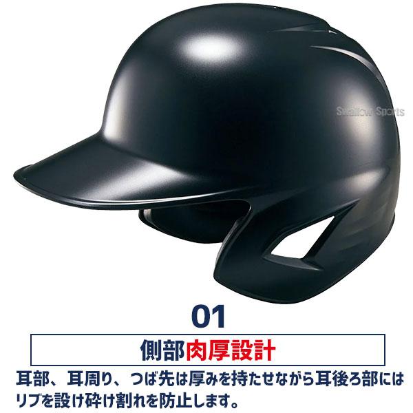 ゼット（ZETT） 野球 ヘルメット 軟式用 軟式ヘルメット 両耳 軟式野球