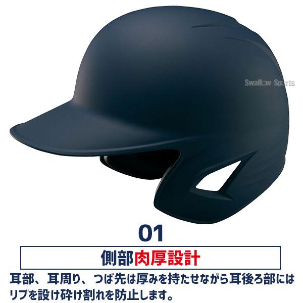 ゼット（ZETT） 野球 ヘルメット 軟式用 軟式野球 つや消し 両耳 JSBB