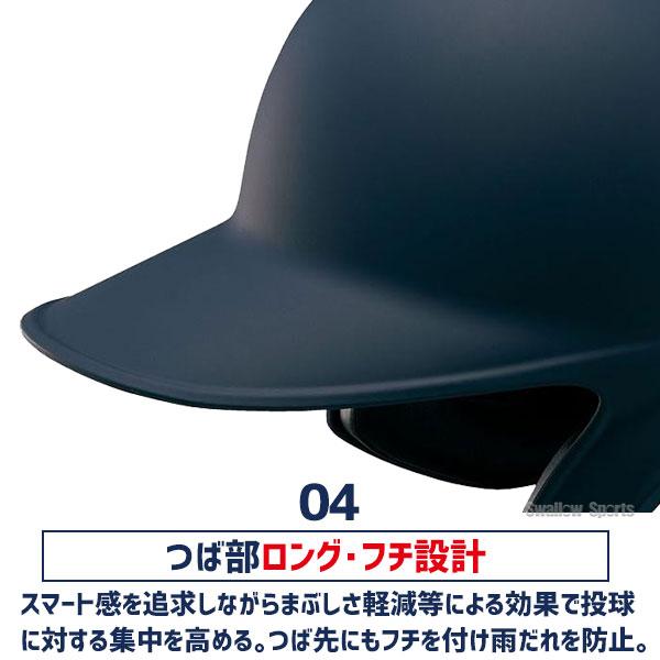 ゼット（ZETT） 野球 ヘルメット 軟式用 軟式野球 つや消し 両耳 JSBB