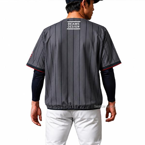 【ゼット】　ZETT by BEAMS DESIGN レイヤーシャツ グレー ゼット（ZETT） 野球 レイヤーシャツ 半袖シャツ ビームスデザイン