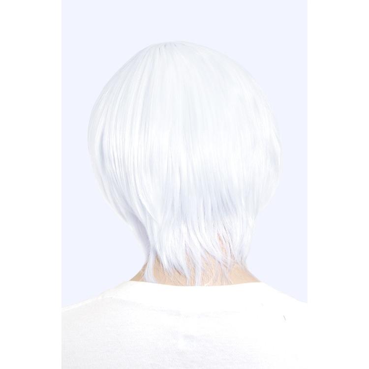 ウィッグ ショートボブ 白 「ピュアホワイト」「ウィッグネット