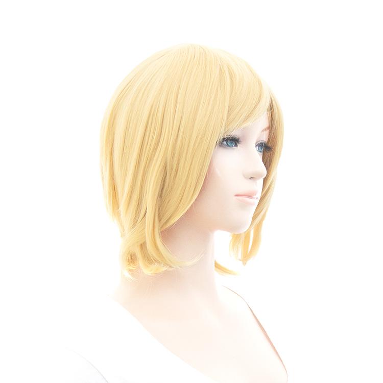 ショートボブ 「シャンパンゴールド」「ウィッグネット付」 金髪 ボブ