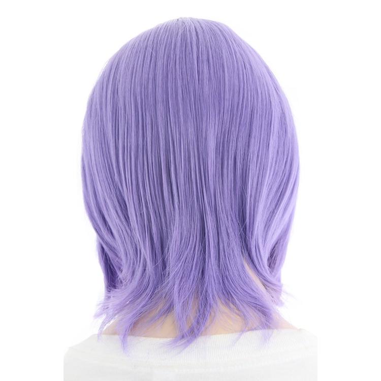ショートボブ 紫 パープルアッシュ ウィッグネット付 パープル コスプレウィッグ ボブ ショート ウィッグ 耐熱180 051 Bo T2402 Bo T2402 ウィッグ コスプレ Swallowtail 通販 Yahoo ショッピング