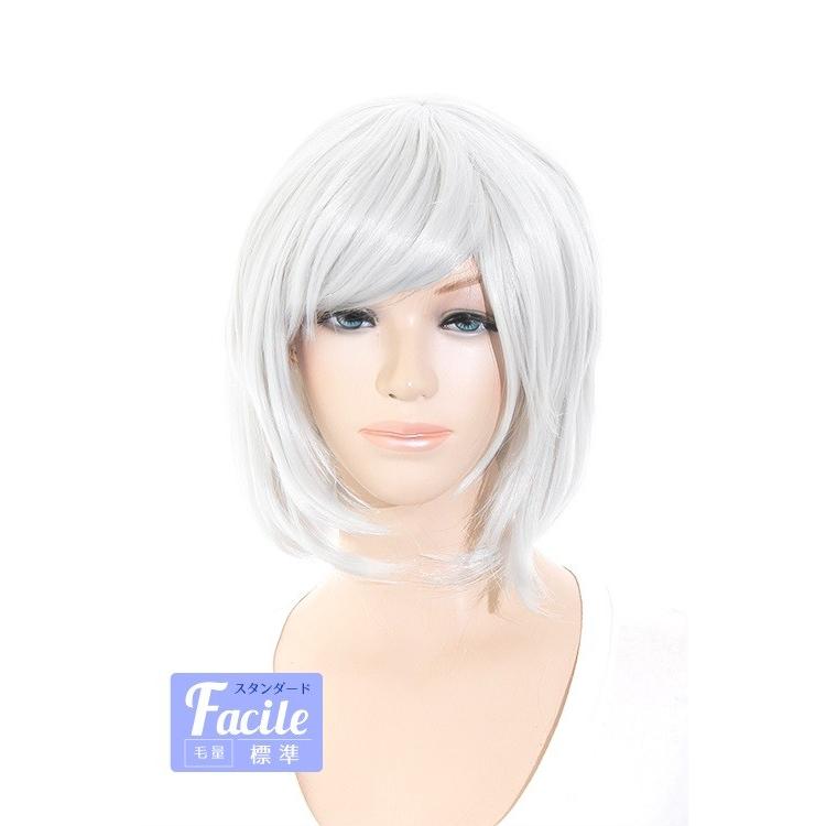 ショートレイヤー ホワイトアッシュ ウィッグネット付 コスプレウィッグ ショートウィッグ 耐熱 La 1001a La 1001a ウィッグ コスプレ Swallowtail 通販 Yahoo ショッピング