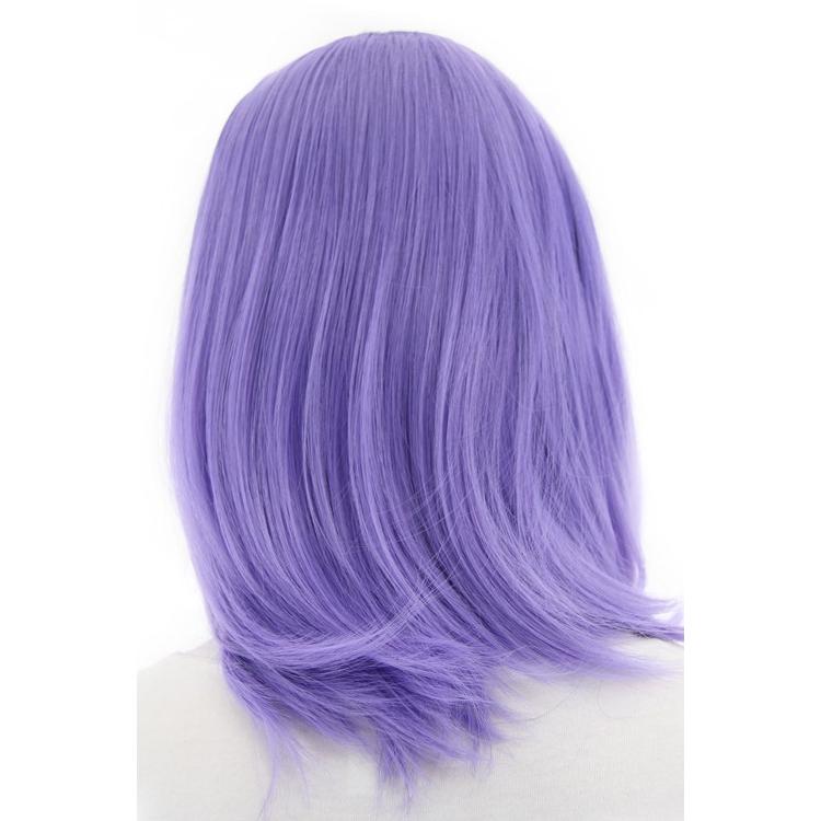 ミディアム 紫 パープルアッシュ ウィッグネット付 紫 パープル ミディアムウィッグ 激安 コスプレウィッグ 耐熱180 053 Mi T2402 Mi T2402 ウィッグ コスプレ Swallowtail 通販 Yahoo ショッピング