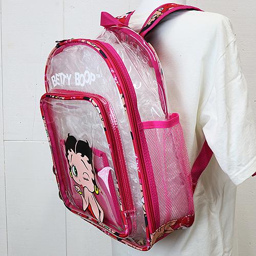 クリア バック パック オール ヘッズ ベティブープ Betty Boop