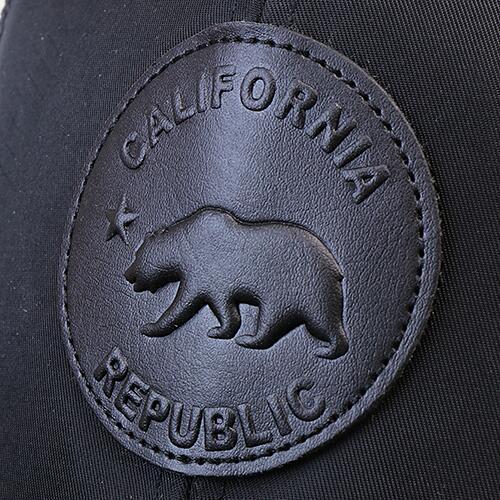フラット バイザー キャップ CALIFORNIA BEAR ソリッド ブラック AC-CP-SM091-01 |  | 03