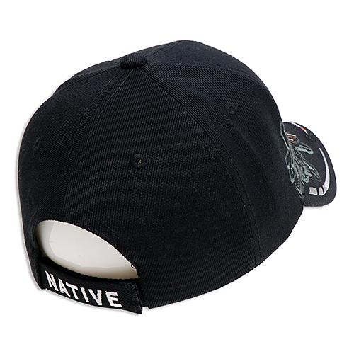 キャップ NATIVE PRIDE COW SKULL ソリッド ブラック AC-CP-VM107-01 |  | 01