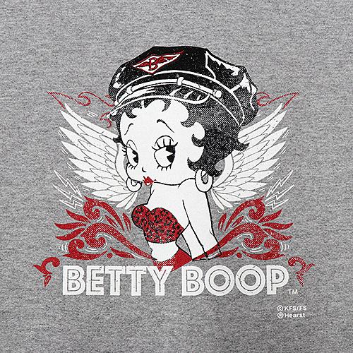 BETTY BOOP（ベティ ブープ） フーディー グレー ベティー ブープ