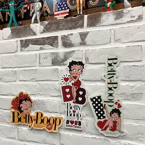 ラージ サイズ ダイカット ステッカー 22.5cm ベティーブープ Betty