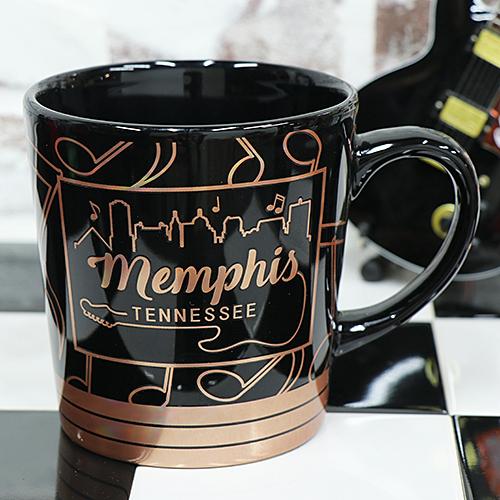 B.B キング マグカップ Memphis Rose Gold Music Notes　MSP-MG-M5874 | 
