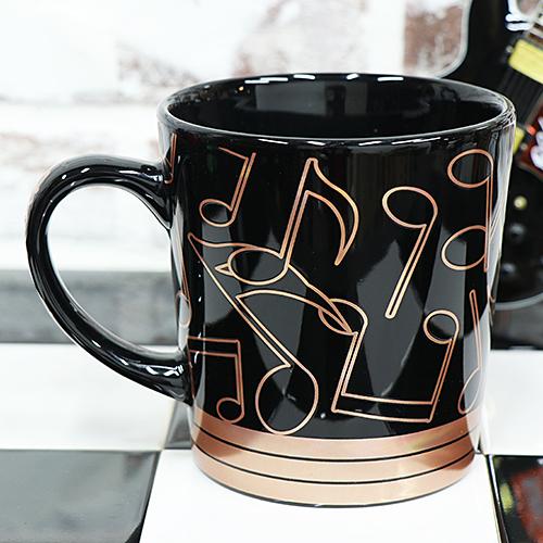 B.B キング マグカップ Memphis Rose Gold Music Notes　MSP-MG-M5874 |  | 01