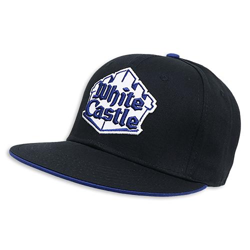 フラット バイザー キャップ White Castle ブラック | 