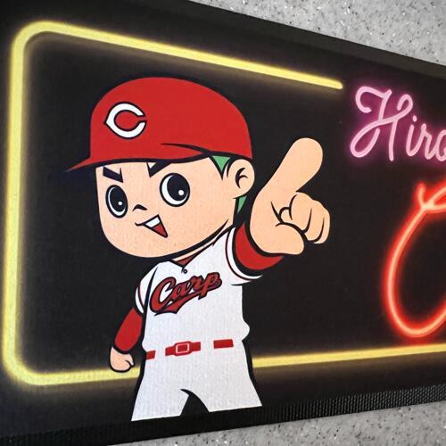 カープ グッズ2025 Carp ラバー バーマット 広島東洋カープ 