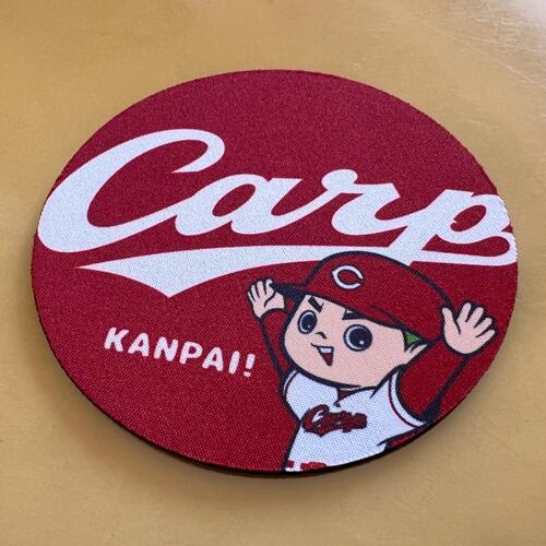 カープ グッズ2025 Carp ラバー コースター 広島東洋カープ