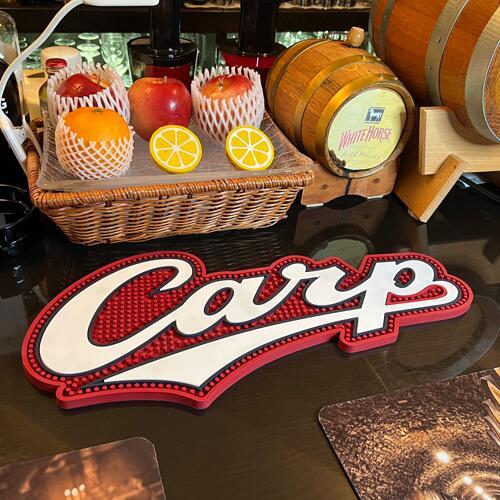 カープ グッズ2025 Carp PVC バーマット 広島東洋カープオフィシャル 