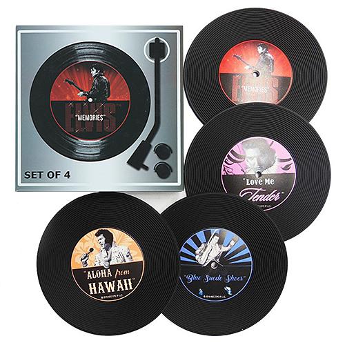エルヴィス プレスリー ラバー コースター 4枚セット Records　EP-MSP-CS-E8853 | 