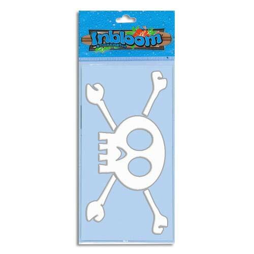 3-D カットアウト ステッカー Mサイズ スカル＆ボーン #705 |  | 01