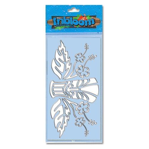 3-D カットアウト ステッカー Mサイズ ティキ w／フラワース #714 |  | 01