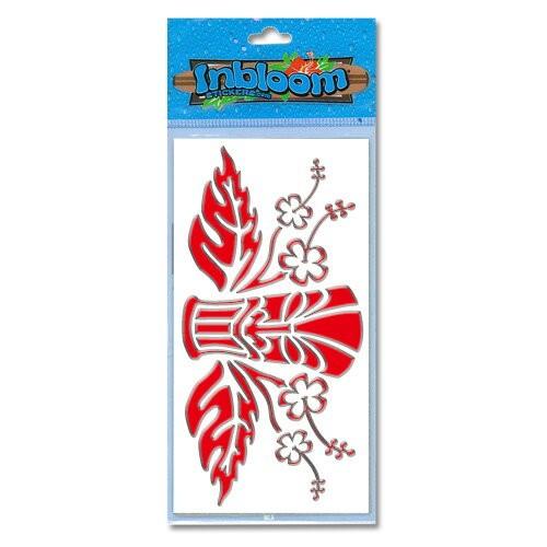 3-D カットアウト ステッカー Mサイズ ティキ w／フラワース #714 |  | 02