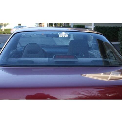 3-D カットアウト ステッカー Mサイズ ティキ w／フラワース #714 |  | 03