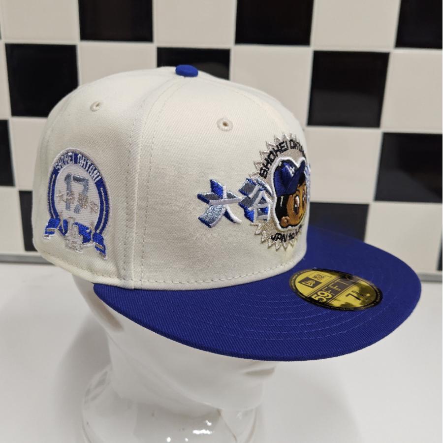 【新品未使用】NEWERA 59fifty 8 dpw別注 大谷ドジャース 大谷翔平 メジャーリーグ ドジャース フラット バイザー キャップ 正規