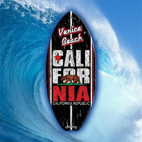 ミラーネオンデジタル時計＋サーフボードショート