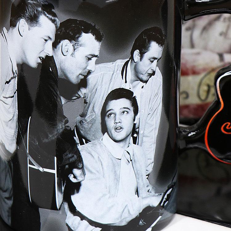 エルヴィス プレスリー マグカップ Million Dollar Quartet w/Guitar Handle EP-MSP-MG-Q5103 |  | 02
