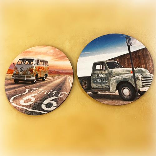 ＜ラバー コースター＞　 ルート66　吸水タイプコースター　RT66 |  | 10