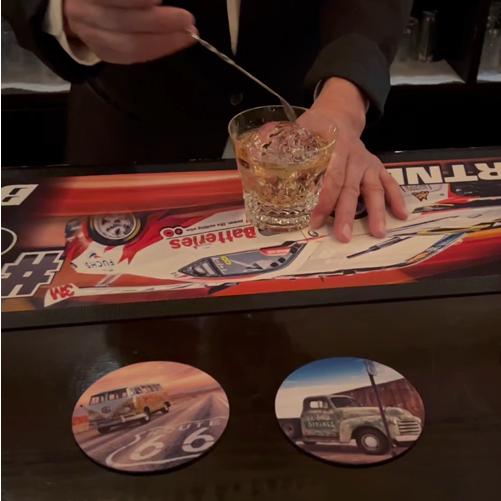 ＜ラバー コースター＞　 ルート66　吸水タイプコースター　RT66 |  | 09