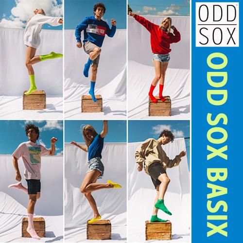 ラージ フィート ソックス NEON GREEN CREW OSBCRWNGR | ODD SOX | 04