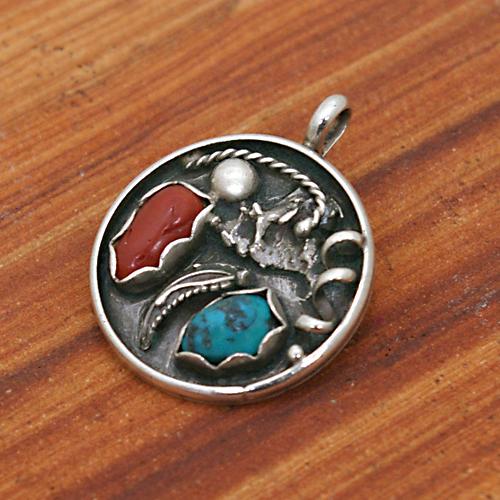 ネックレス・ペンダント NAVAJO Indian Jewelry インディアン ジュエリー 【NAVAJO】 ペンダント トップ PT047