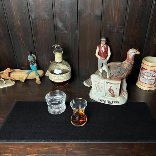 ＜吸水タイプ ラバー バーマット＞　吸水性のある バー マット　 ソリッド ブラック　580x220x2mm　バーテンダー絶賛の作業性 |  | 02