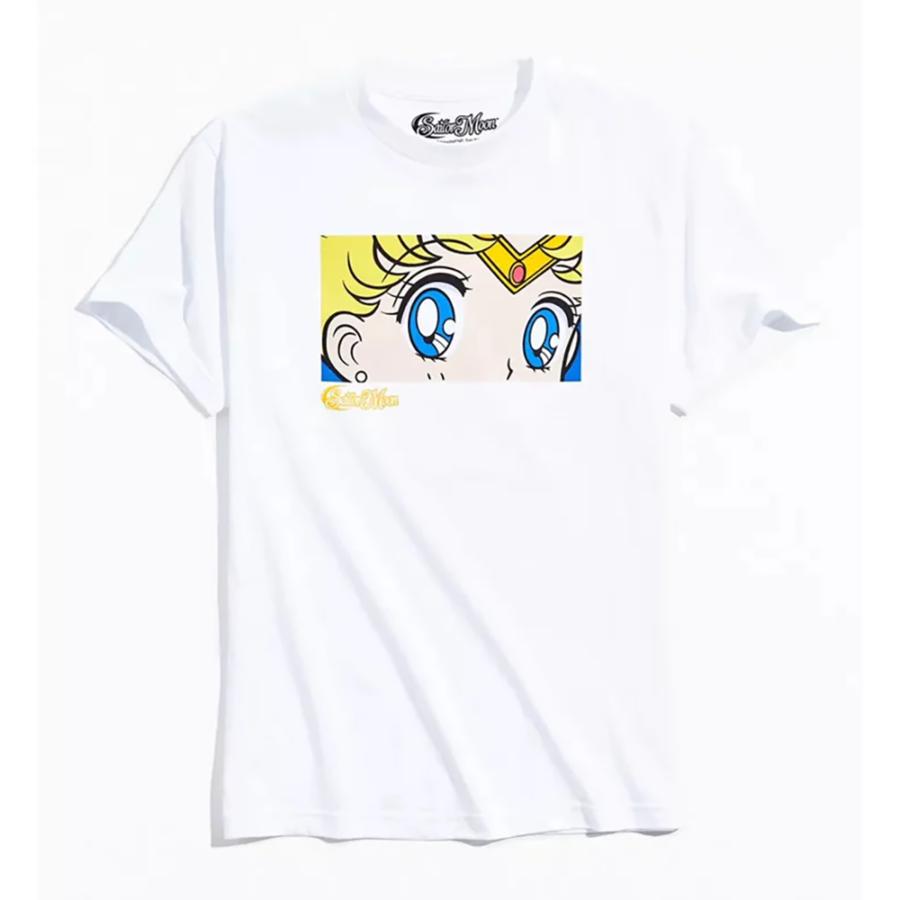 Sailor Moon セーラームーン 白 Tシャツ・カットソー S Tシャツ セーラームーン Sailor Moon Her Eyes REX-TS-011 ホワイト