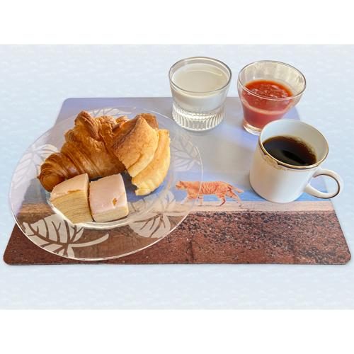 ＜ダイナー マット＞　藍島（あいのしま）の猫　吸水性と弾力のあるランチョンマット |  | 04