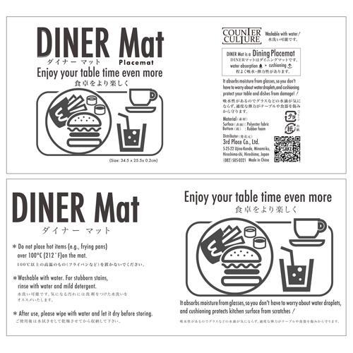 ＜ダイナー マット＞　北斎 「赤富士」（凱風快晴）　吸水性と弾力のあるランチョンマット |  | 04