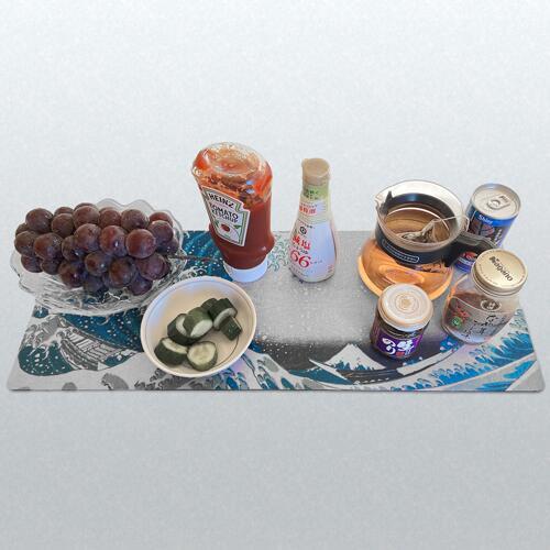 ＜カウンター マット＞　北斎 「神奈川沖浪裏」　テーブルマット　バーマット |  | 03