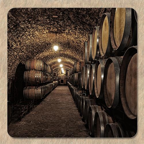 【SAKEマット】　ウィスキー バレル　｜グラス・ボトル対応 吸水マット　酒マット |  | 01