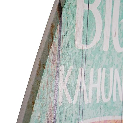 ウッド サーフボード ウォール サイン Big Kahuna Surf Club Shark