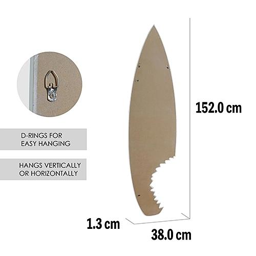 ウッド サーフボード ウォール サイン Big Kahuna Surf Club Shark