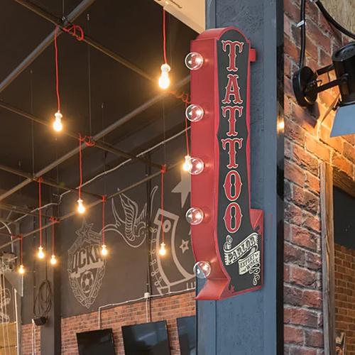 オフ ザ ウォール LED サイン TATTOO PARLOR CA179724_2