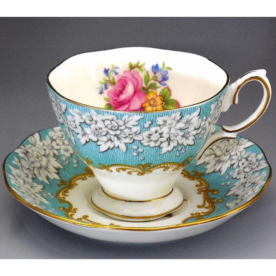 ロイヤルアルバート(Royal Albert)　Enchantment　英国製　エンチャントメント　カップ＆ソーサー　England 廃盤品 未使用｜swan-antiques｜02