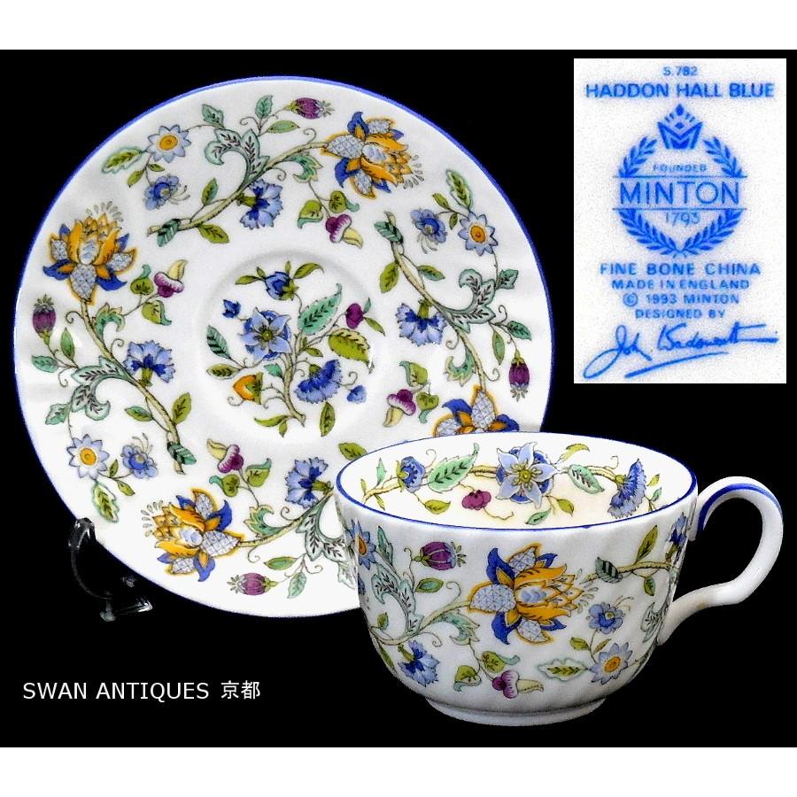 MINTON（ミントン） 英国製イギリス ハドンホール ブルー カップ