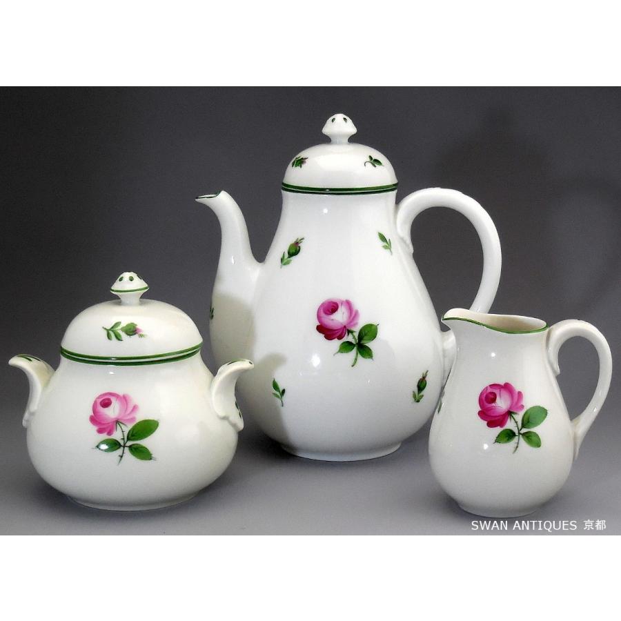 アウガルテンAUGARTEN ウィンナーローズ ポット＆シュガーポット