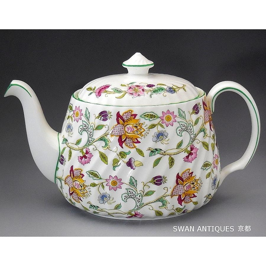 MINTON ミントン Minton 英国製 ハドンホール グリーン ティーポット S