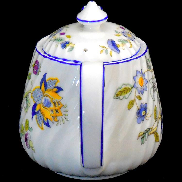 MINTON（ミントン） 英国製 ハドンホール ブルー ティーポット Sサイズ